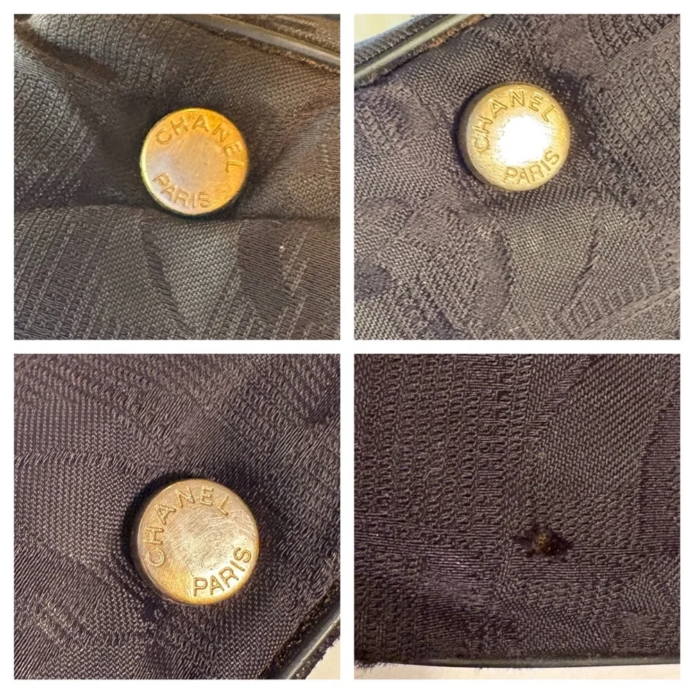 $5 Start (Live Show Only) CHANEL Travel Line Black Tote - Fixer-Upper (as is) - Picture 9 of 15